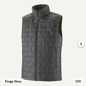 Patagonia Men's Grey Quilted Vest